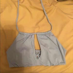 Frankies bikini light blue bikini top